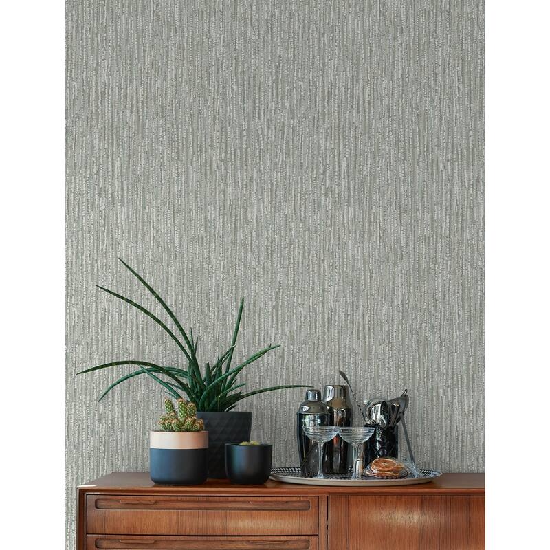 A-Street Prints Corliss Moss Beaded Strands Wallpaper