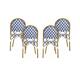 Option Blue + White + Bamboo Print Finish