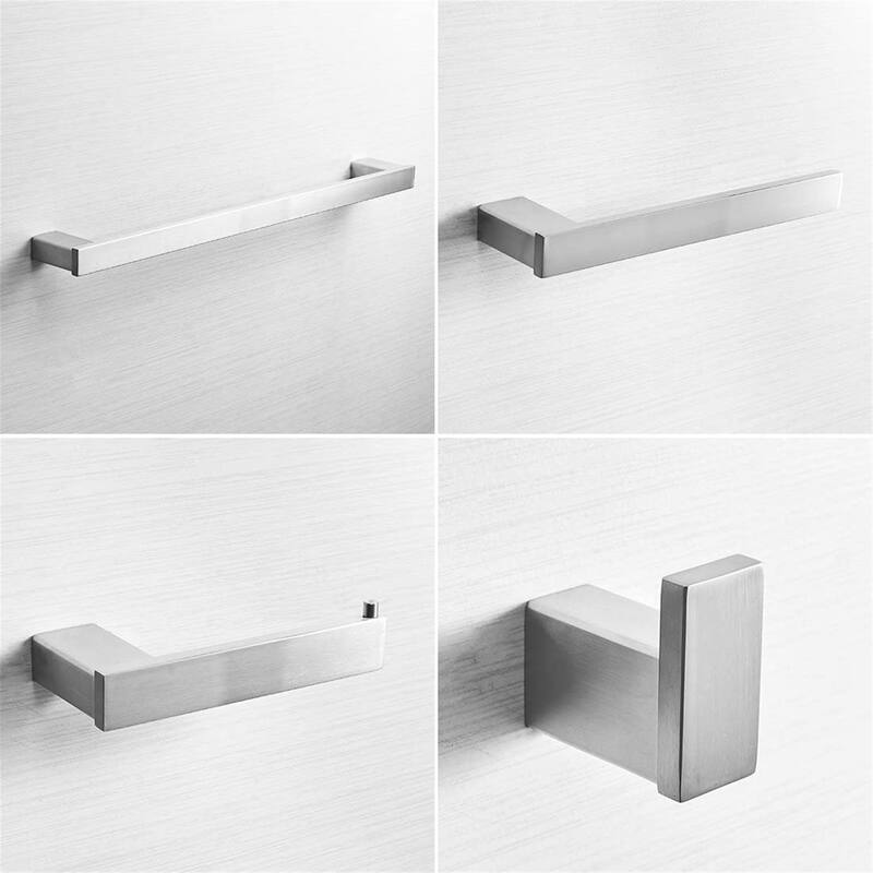 4-piece Bathroom Modern Polished Accessory set