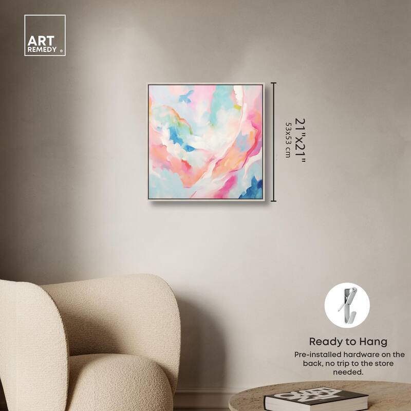 Cotton Candy Clouds I Canvas by Art Remedy