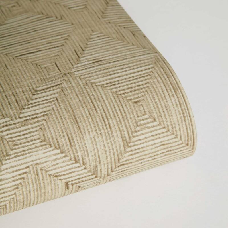 Tempaper Hoffmann Faux Sisal Textured Peel and Stick Wallpaper by Jeremiah Brent