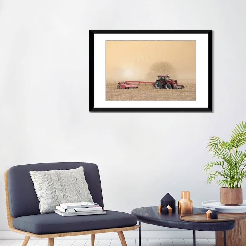 iCanvas "Foggy Morning In The Field" by Lori Deiter