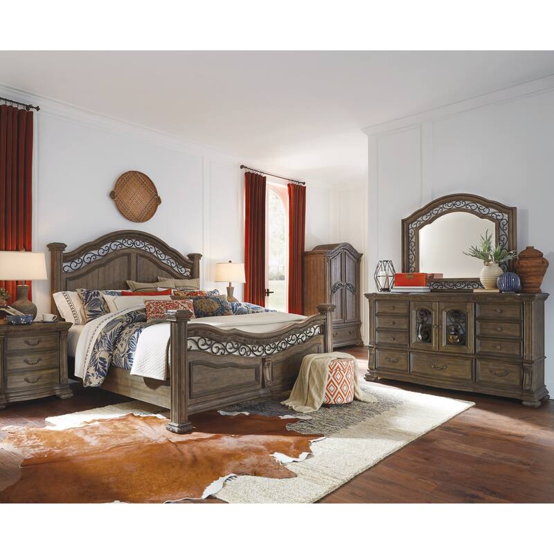Magnussen Home Durango Willadeene Brown Panel Bed