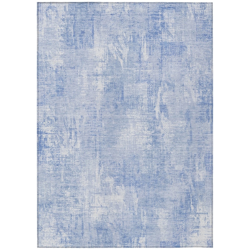 HomeRoots Abstract Transitional Rectangle Outdoor Rug