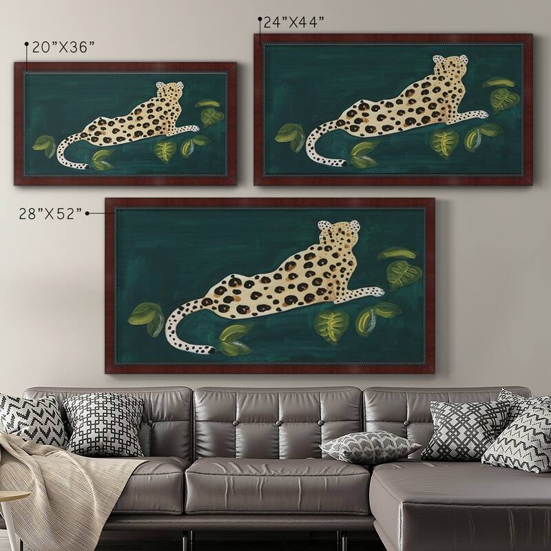 Lethargic Leopard I Premium Framed Canvas- Ready to Hang