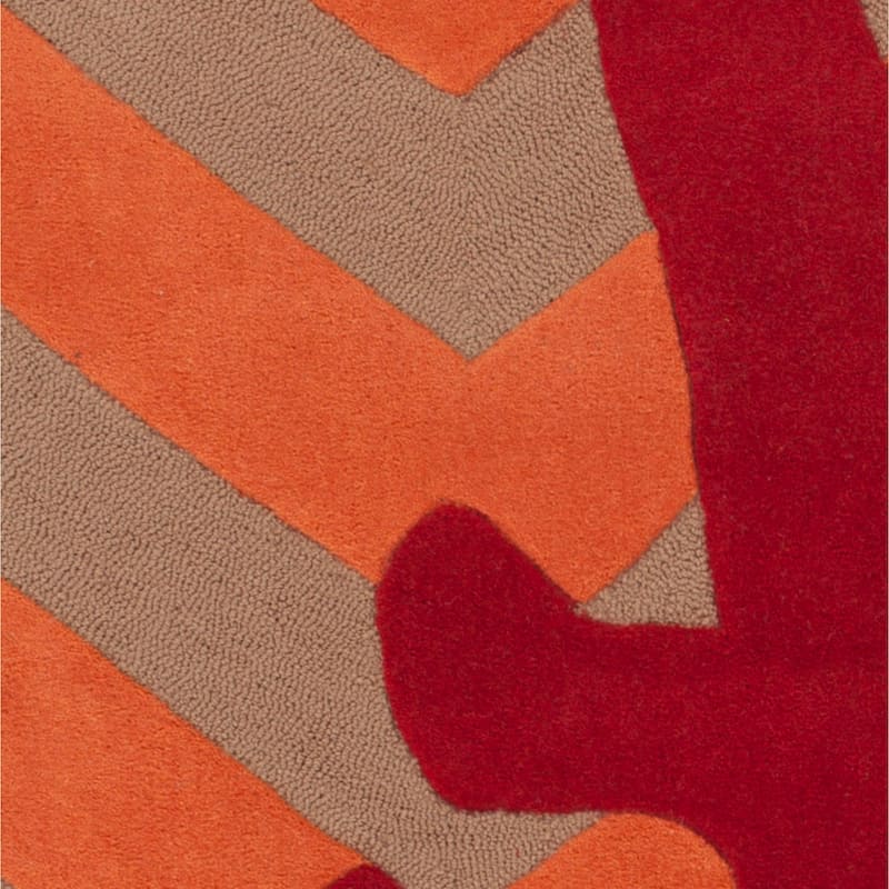 Hand-Tufted Mandy Geometric Area Rug