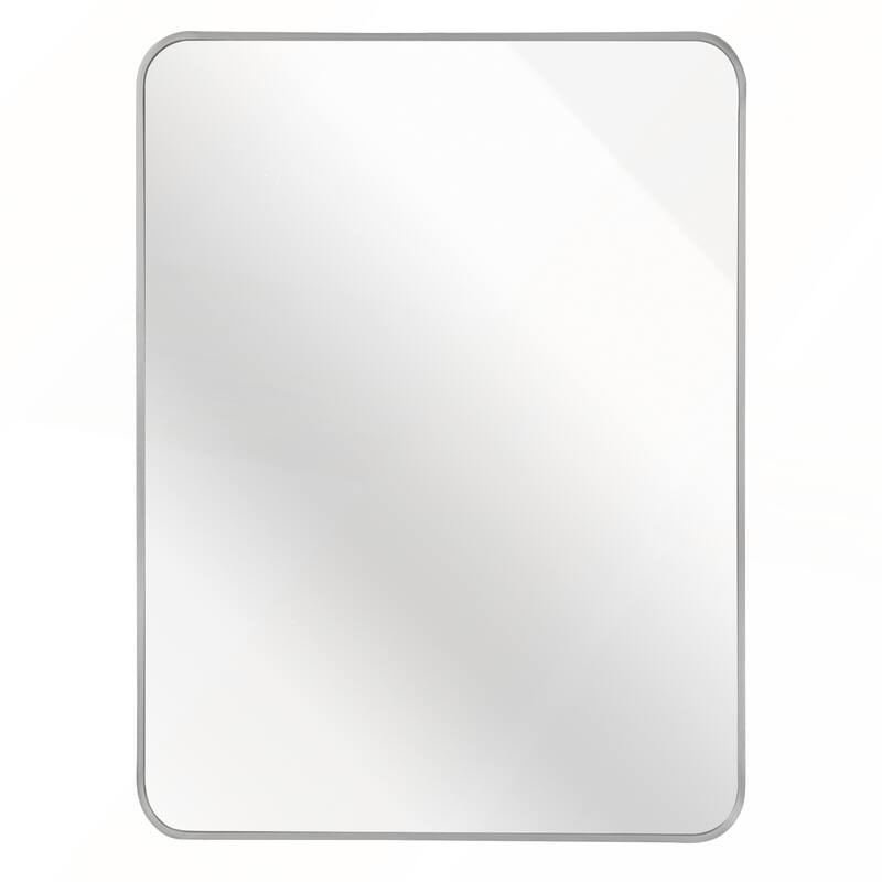 30x40 Inch Metal Framed Rectangular Rectangular Bathrrom Mirror