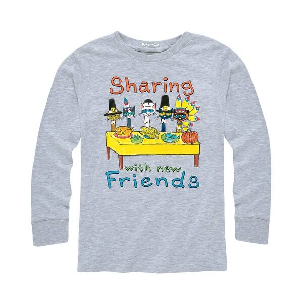Shop Pete The Cat Sharing With New Friends Toddler Long Sleeve