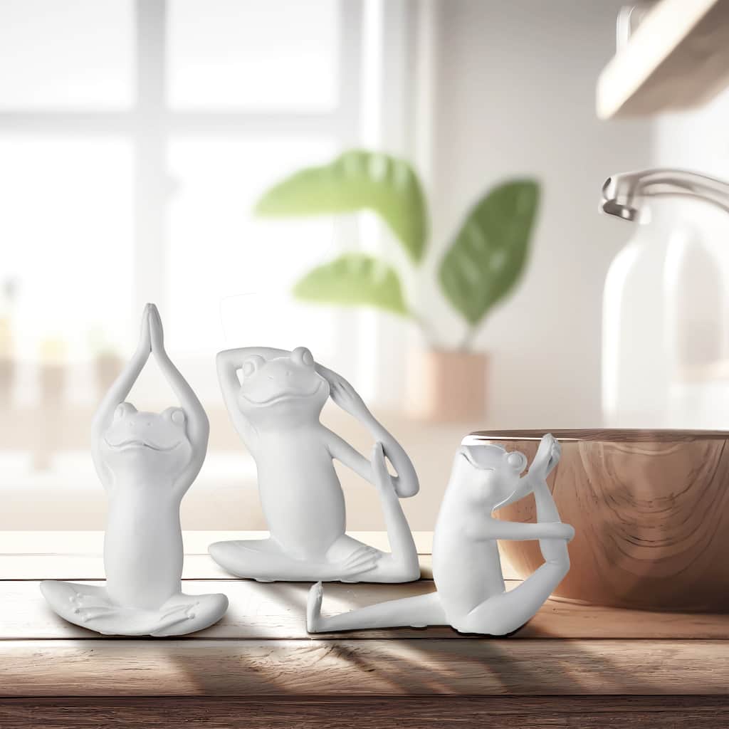 Yoga Frog 6.75" Set of 3 - 6.75