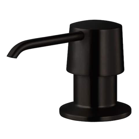 Houzer Endura Deck Mounted Soap Dispenser with 12 oz Capacity and