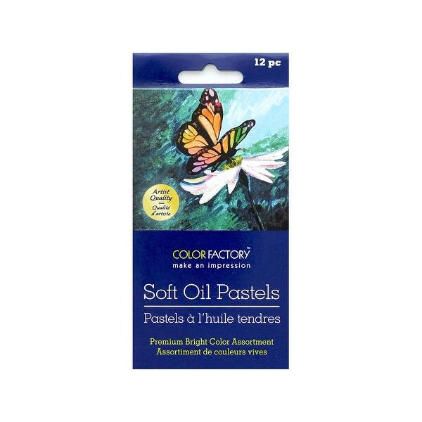 Shop Gp102 Multicraft Color Factory Soft Oil Pastels 12pc Brt