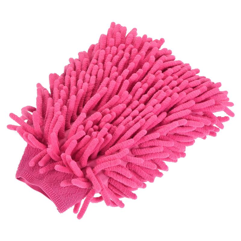 Microfiber Soft Wash Mitten Double Sided Dusting Glove for Cleaning
