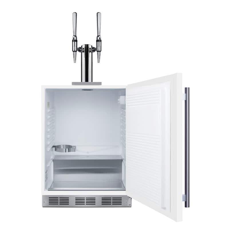 Summit SBC58BIADANCFTWIN 24" Wide 5.5 Cu. Ft. Built-In Coffee Double