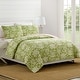 preview thumbnail 1 of 5, Spartina 449 Queenie Palm Royale 3-Piece Reversible Cotton Quilt Set King