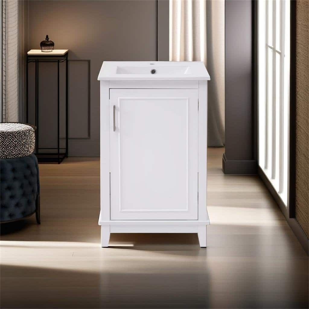 20 Inch Modern Small Bathroom Vanity Cabinet