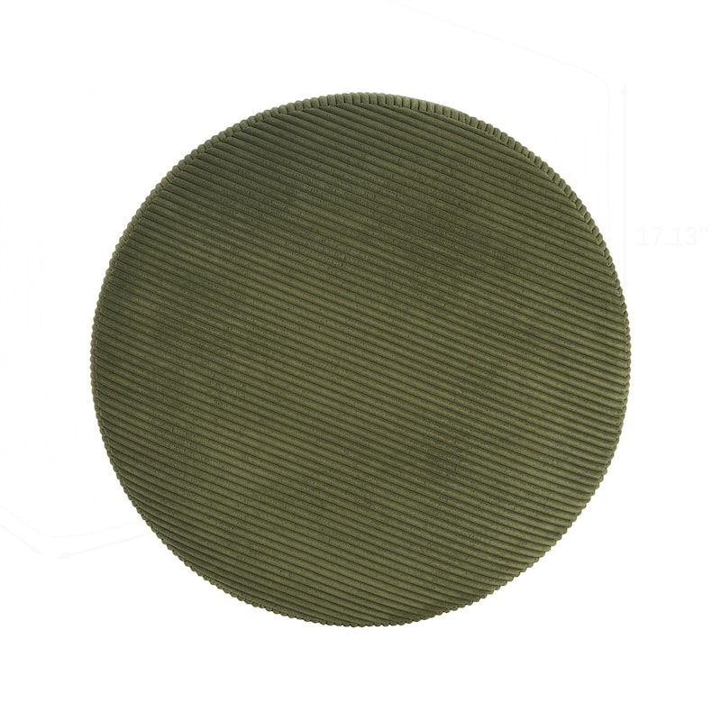 Upholstered Round Ottoman