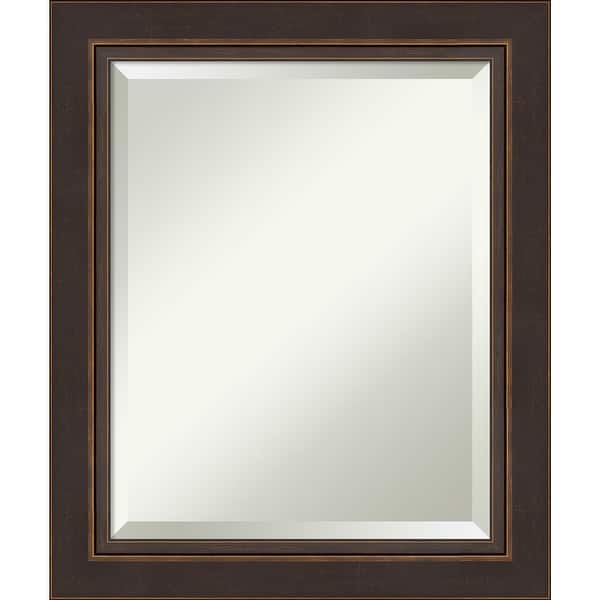 slide 2 of 35, Beveled Wood Bathroom Wall Mirror - Lara Bronze Frame - Lara Bronze