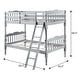 preview thumbnail 21 of 19, Classic Rectangular Design Twin over Twin Bunk Bed