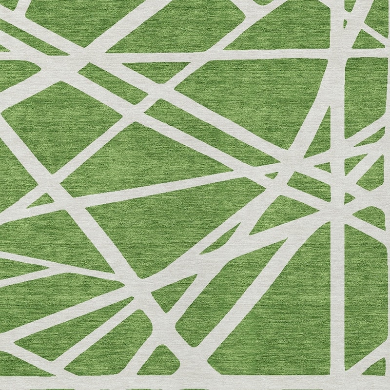 HomeRoots Geometric Transitional Rectangle Outdoor Rug