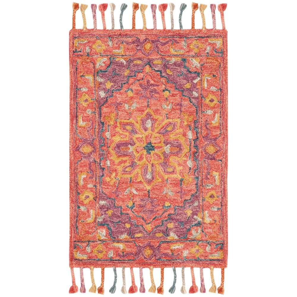 SAFAVIEH Handmade Aspen Masumah Boho Tribal Wool Rug