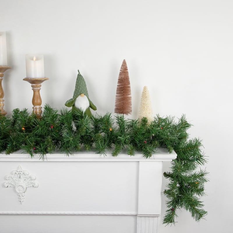 9' x 10" Pre-Lit Chatham Pine Artificial Christmas Garland Multi-Color Lights