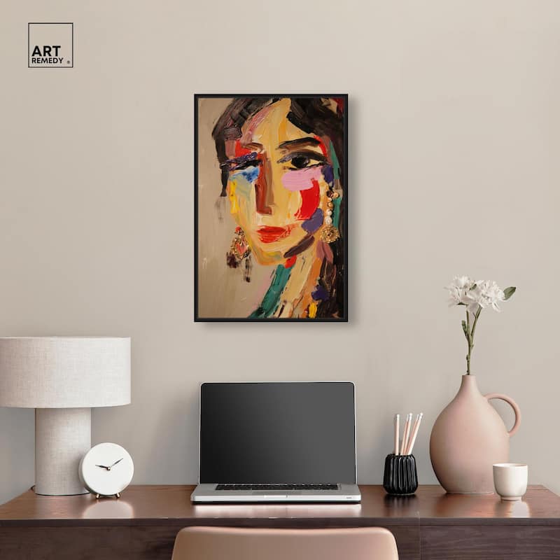 Colorful Expression II Canvas by Art Remedy