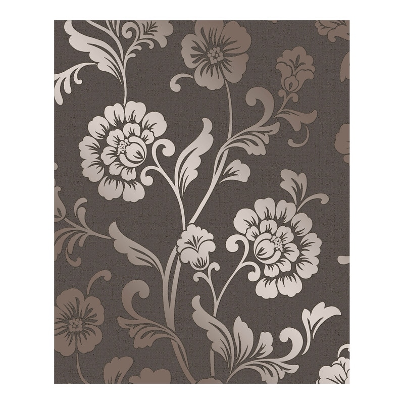 Bambi Wallpaper in Chocolate by Sanderson | Jane Clayton