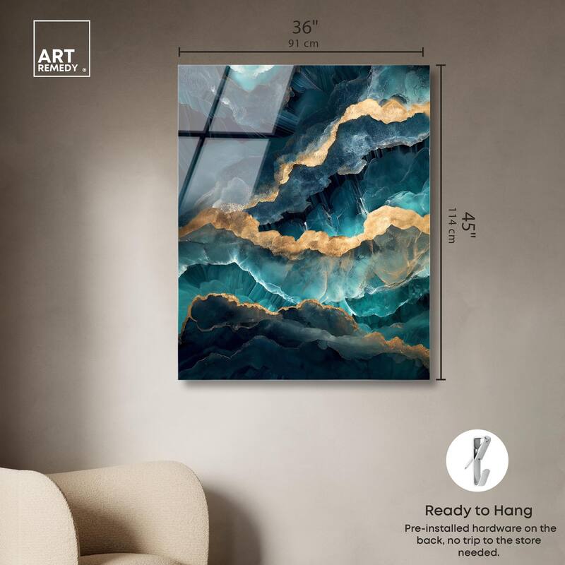 Power Edge I Acrylic by Art Remedy, Ready to Hang