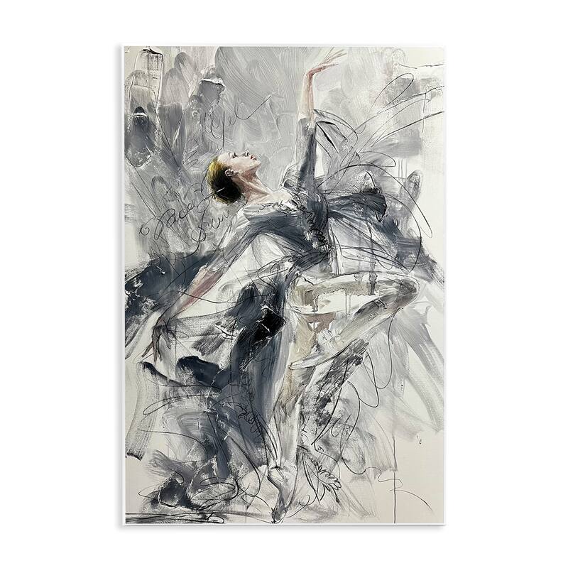 Stupell Elegant Pose Dancer Wall Plaque Art Design By Lucille Lee - 13 x 19