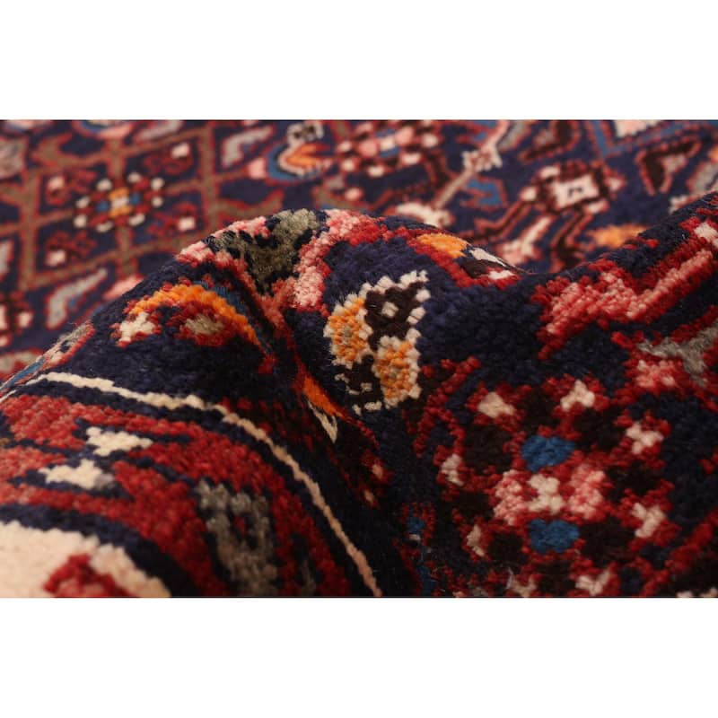 ECARPETGALLERY Hand-knotted Andelz Navy Wool Rug - 3'7 x 10'0