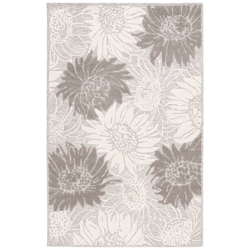 SAFAVIEH Handmade Jardin Yoann French Country Floral Wool Rug