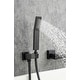 preview thumbnail 12 of 32, Modern Wall Mounted Bathtub Faucet with Hand Shower 180° Swivel Tub Filler Faucet Single Handle Contemporary Tub Faucet