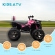 preview thumbnail 4 of 6, Battery-Powered 12V Kids ATV Ride-On Toy with LED Lights, MP3, USB, and TF Input