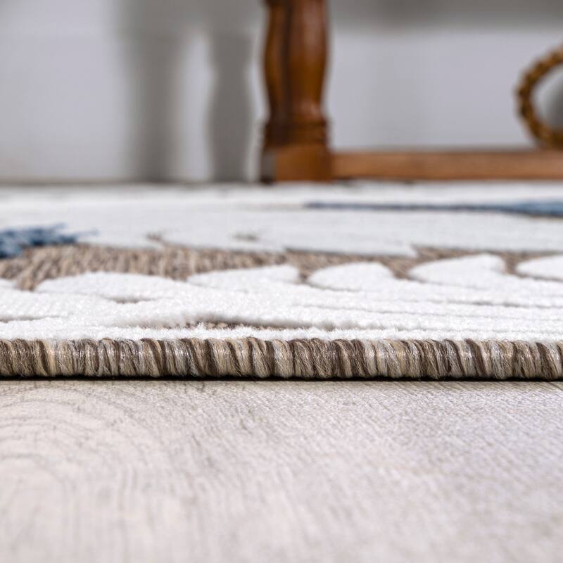 JONATHAN Y Sebastian Abstract Swirl Area Rug