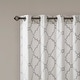 preview thumbnail 7 of 83, Madison Park Westmont Fretwork Print Grommet Top Window Single Curtain Panel