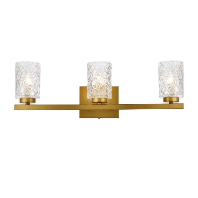 Elegant Lighting LD7027W24 Cassie 3 Light 24" Wide Vanity Light