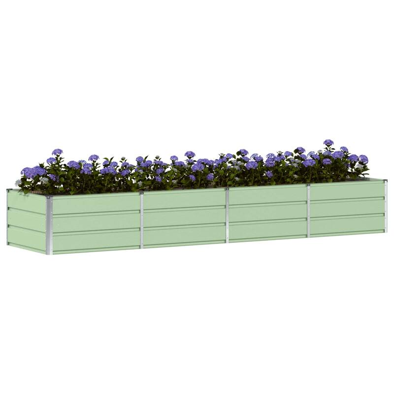 vidaXL Planter in Steel - 62.99 x 31.50 x 17.72