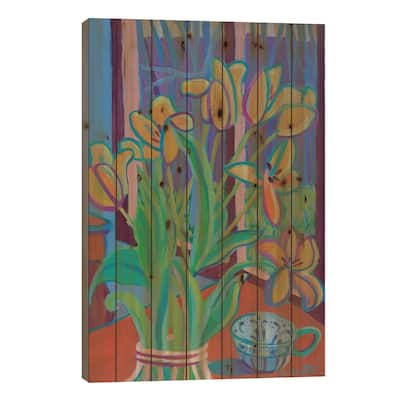 Light And Spirit Print On Wood by Debra Bretton Robinson - Multi-Color