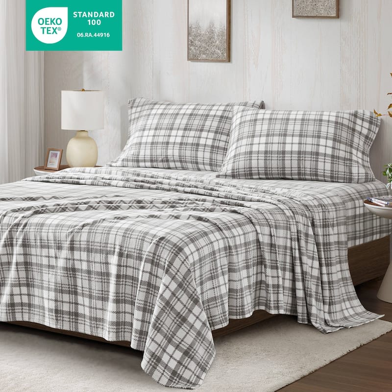 Madison Park Micro Fleece Bed Sheet Set