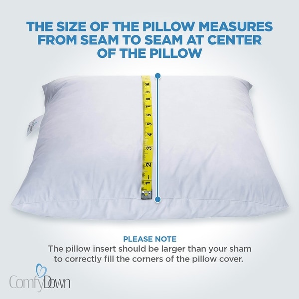 Square store pillow insert