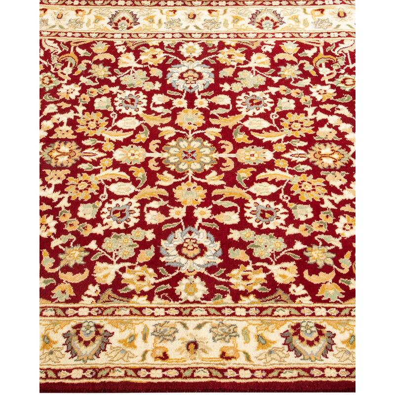 Overton Handknotted Wool Traditional Oriental Red Area Rug - 3' x 5'