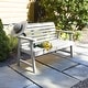 preview thumbnail 8 of 27, Highwood Weatherly Eco-Friendly 4-foot Garden Bench - N/A