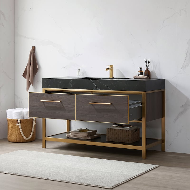 Segovia Bath Vanity with Sintered Stone Top