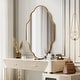 preview thumbnail 24 of 38, Irregular Accent Mirror Scalloped Wall Mirror
