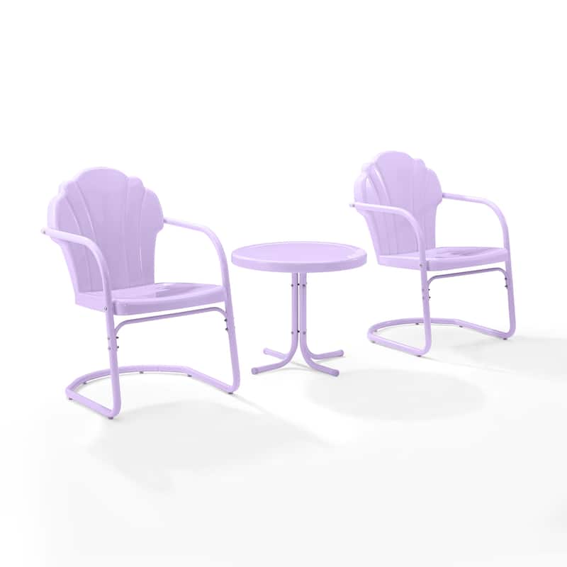 Crosley Tulip 3Pc Retro Outdoor Chair Set