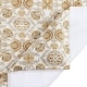 preview thumbnail 5 of 6, HiEnd Accents Andie Washed Linen Vintage Floral Bedding Medallion Print 3 Piece Duvet Cover Set