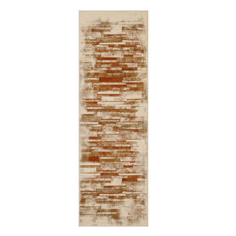 Superior Contemporary Distressed Abstract Indoor Area Rug