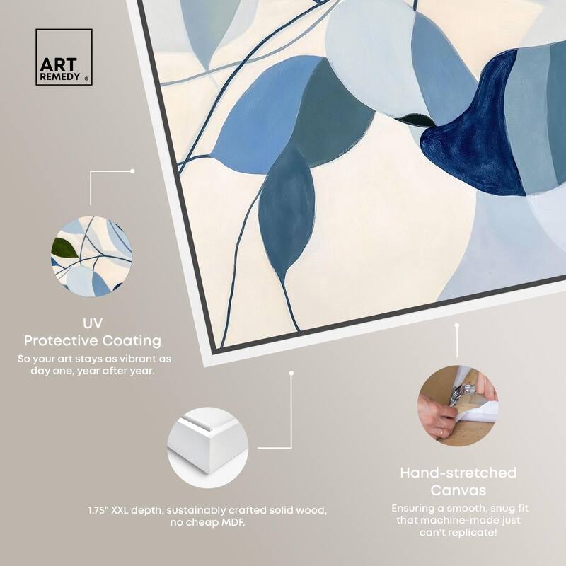 Woven Botanicals I Canvas by Art Remedy