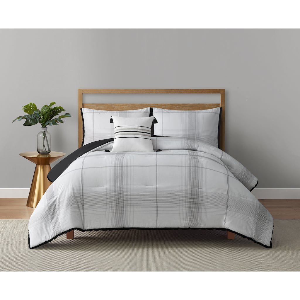 Hannah 4 Piece Reversible Comforter Set