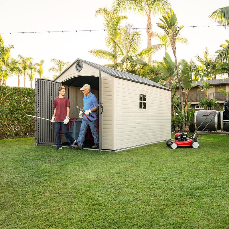 Lifetime 8 FT. x 12.5 FT. Outdoor Storage Shed